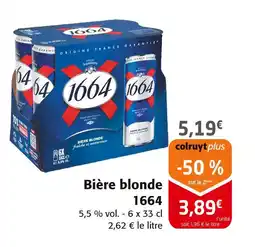 Colruyt 1664 Bière blonde offre