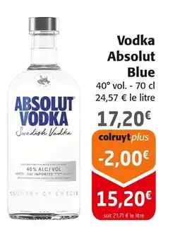 Colruyt Absolut Vodka Blue offre