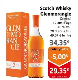 Colruyt Glenmorangie Scotch Whisky offre
