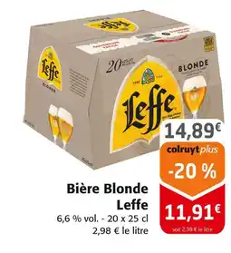 Colruyt Leffe Bière Blonde offre