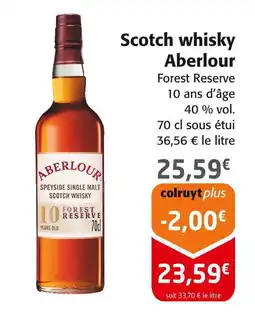 Colruyt Aberlour Scotch whisky offre