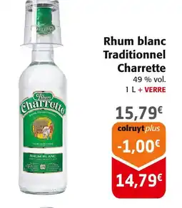 Colruyt Charrette Rhum blanc Traditionnel offre