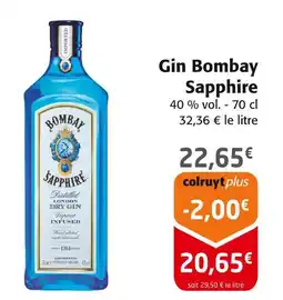Colruyt Bombay Sapphire Gin offre