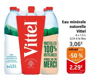 Colruyt Vittel Eau minérale naturelle offre