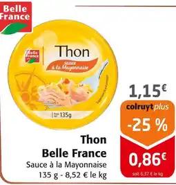 Colruyt Belle France Thon offre