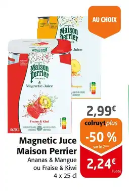Colruyt Maison Perrier Magnetic Juice offre