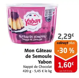 Colruyt Yabon Mon Gâteau de Semoule offre