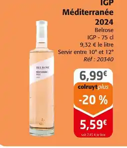 Colruyt Belrose IGP Méditerranée 2024 offre