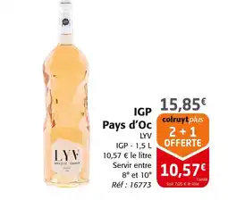 Colruyt LYV IGP pays d'oc offre