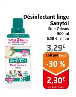 Colruyt Sanytol Désinfectant linge offre