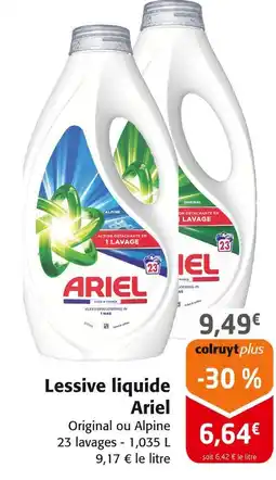 Colruyt Ariel Lessive liquide offre