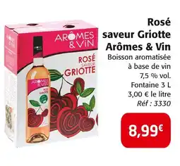 Colruyt ARÔMES & VIN Rosé saveur Griotte offre