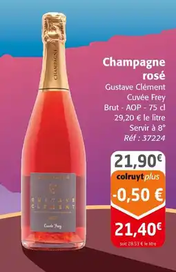 Colruyt Gustave Clément Champagne rosé offre