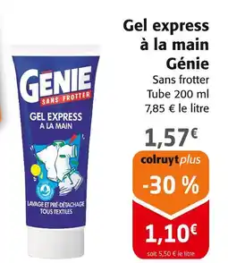 Colruyt Génie Gel express à la main offre