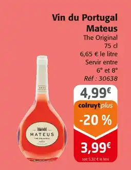 Colruyt Mateus Vin du portugal offre