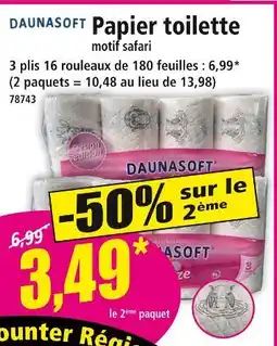 Norma DAUNASOFT Papier toilette offre