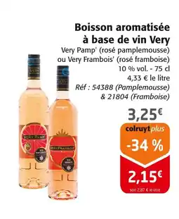 Colruyt VERY PAMP' Boisson aromatisée à base de vin very offre