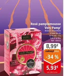 Colruyt Very Pamp' Rosé pamplemousse offre
