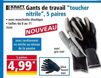 Norma KRAFT WERKZEUGE Gants de travail offre
