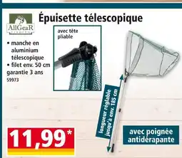 Norma AllGeaR FISHING Épuisette télescopique offre