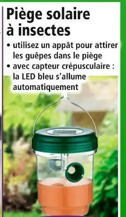 Norma Piège solaire à insectes offre