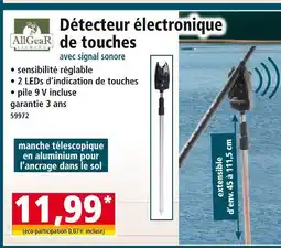 Norma AllGear Fishing Détecteur électronique de touches avec signal sonore offre