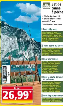 Norma AllGeaR Fishing Set de canne à pêche offre