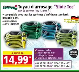 Norma powertec Garden Tuyau d'arrosage Slide Tec offre
