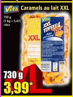 Norma VITA Caramels au lait XXL offre