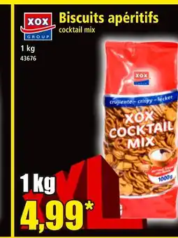 Norma XOX GROUP Biscuits apéritifs cocktail mix offre