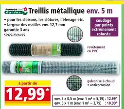 Norma Treillis métallique env. 5 m offre