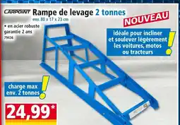 Norma CARPOINT Rampe de levage 2 tonnes offre