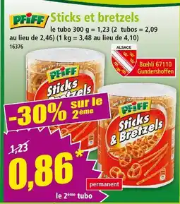 Norma PFIFF Sticks et bretzels offre