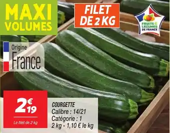 Netto Courgette offre