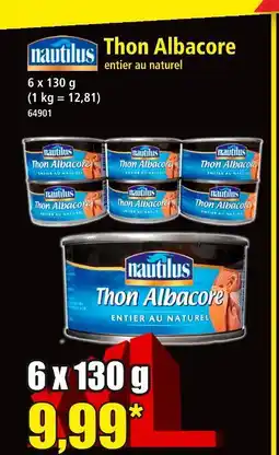 Norma Nautilus Thon Albacore offre