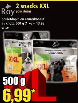 Norma ROY 2 snacks XXL pour chiens offre