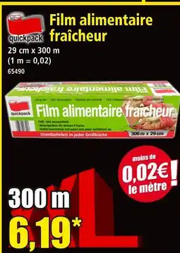 Norma Quickpack Film alimentaire fraîcheur offre