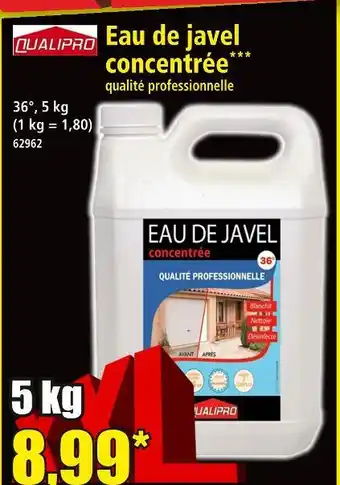 Norma Qualipro Eau de javel concentrée offre