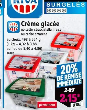 Norma Riva Crème glacée offre