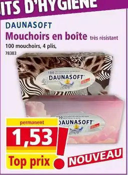 Norma Daunasoft Mouchoirs en boîte offre