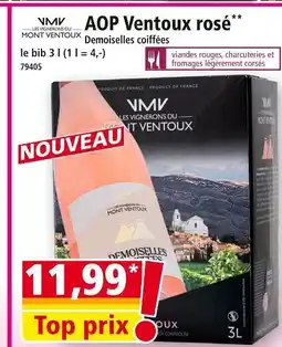 Norma Demoiselles coiffées / Vignerons du Mont Ventoux AOP Ventoux rosé offre