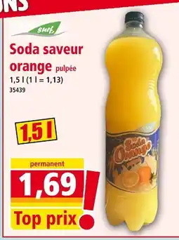 Norma Surf Soda saveur orange pulpée offre