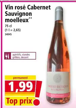 Norma Vin rosé Cabernet Sauvignon moelleux offre