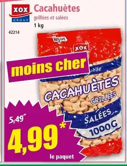 Norma XOX Cacahuètes offre