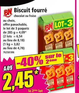 Norma BN Biscuit fourré offre
