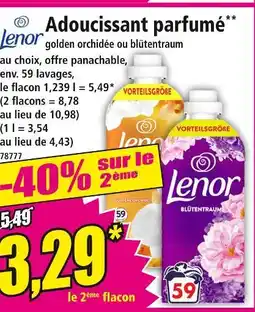 Norma Lenor Adoucissant parfumé offre
