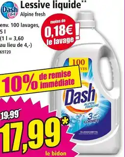 Norma Dash Lessive liquide offre