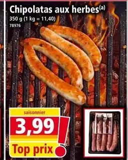 Norma Chipolatas aux herbes offre
