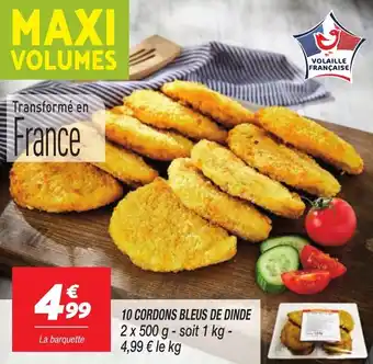 Netto 10 cordons bleus de dinde offre