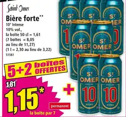 Norma SAINT-OMER Bière forte offre